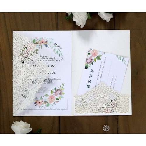 Modern Invitation Cards  Wedding Card Design Laser Cut 2020